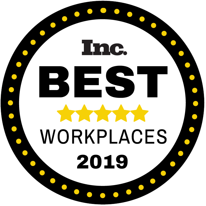 Inc. Magazine 2019 Best Workplaces Award