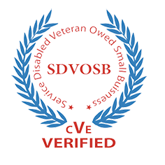 Verified Service Disabled Veteran Owned Small Business (SDVOSB) Seal