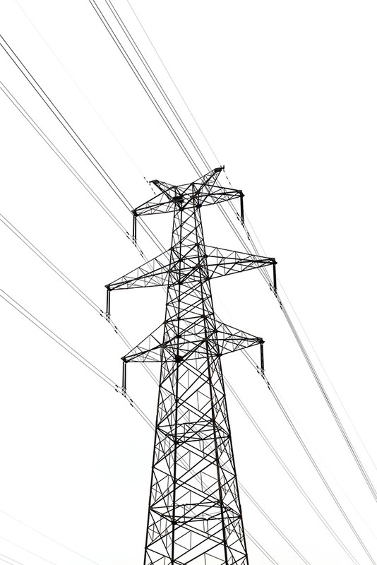 Power line tower